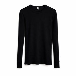 Marc Jacobs Black Long Sleeve Tee Shirt Size M Minimalist Designer Made USA